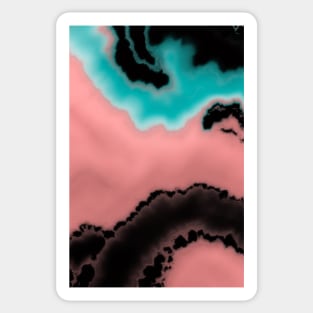 Abstract watercolor Sticker